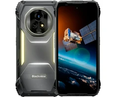 Blackview XPLORE 2 Satellite Rugged Phone 5G 6.73 inch AMOLED 3200x1440 120Hz 12+256GB MT 8300 Octa-Core 3.35GHz 50MP Front 50+20MP Rear Cam Night Vision WiFi6 BT5.4 20000mAh 120W Gorilla Glass 5 MIL-STD-810H Android 15,Juodas