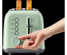 BUYDEEM 2 gabalėlių skrudintuvas, modelis DT620E, spalva Cozy Greenish, EU