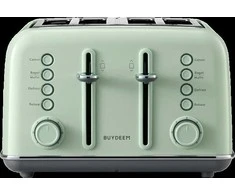 BUYDEEM 4 riekelių skrudintuvas, modelis DT640E, spalva „Cozy Greenish“, ES