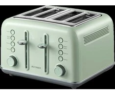 BUYDEEM 4 riekelių skrudintuvas, modelis DT640E, spalva „Cozy Greenish“, ES