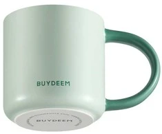 Keraminis puodelis BUYDEEM 300 ml, modelis CD1018, spalva Cozy Greenish