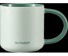 Keraminis puodelis BUYDEEM 300 ml, modelis CD1018, spalva Cozy Greenish