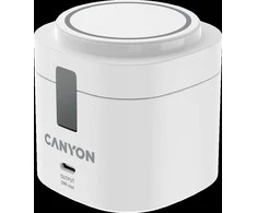 Canyon 4 in 1 Wireless Charging Stand, 30W max, Size: 70x70x70.3mm, weight: 414g, with 65W charger and 1M cable, baltas
