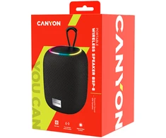 Nešiojama kolonėlė Canyon BSP-8, Juodos spalvos