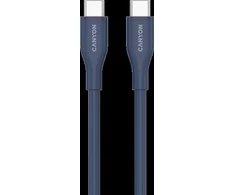 CANYON kabelis CC60SC10 C-C 60W 1m Silicis Tamsiai mėlynas