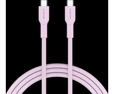 CANYON cable OnWire 60CL C-C 60W COLOR Braided 1m Rožinė