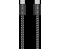 CANYON kabelis OnWire 60MG C-C 60W magnetinis pintas 1m Juodas