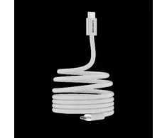 CANYON kabelis OnWire 60MG C-C 60W magnetinis pintas 1m Baltas