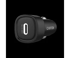 CANYON car charger OnDrive 30 PD 30W USB-C Juodas