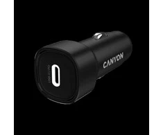 CANYON car charger OnDrive 30 PD 30W USB-C Juodas