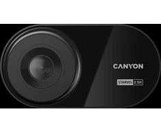 CANYON automobilinis įrašymo įrenginys DVR25 WQHD 2.5K 1440p Wi-Fi Juodas