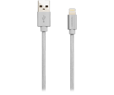 CANYON kabelis MFI-3 Lightning 12W 1m Baltas