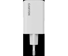 CANYON įkroviklis CU65ACC GaN 65W 2xPD 1xQC EU Baltas
