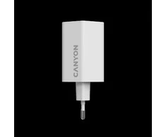 CANYON įkroviklis HEXAGON 65 GaN 65W 2xPD 1xQC EU Baltas