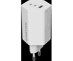 CANYON įkroviklis HEXAGON 65 GaN 65W 2xPD 1xQC EU Baltas