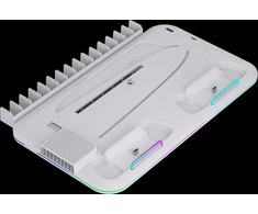 CANYON aušinimo stovas CS-51 RGB PS5 Slim/DE Charge Baltas