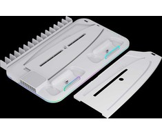 CANYON aušinimo stovas CS-51 RGB PS5 Slim/DE Charge Baltas