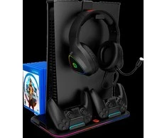 CANYON šaldymo stovas CS-5 RGB PS5 Charge Juodas