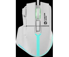 CANYON pelė Fortnax GM-636 RGB 9buttons su laidu Baltas