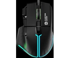 CANYON pelė Fortnax GM-636 RGB 9buttons su laidu Juodas
