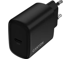 CANYON įkroviklis OnCharge 200 20W 1xPD EU Juodas