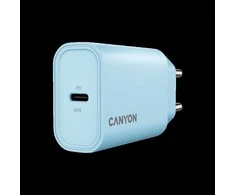 CANYON įkroviklis OnCharge 30CL, maksimali galia 30W, 1xPD, ES, šviesiai mėlynas