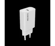 CANYON įkroviklis OnCharge 30CL, maksimali galia 30W, 1xPD, ES, baltas