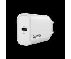 CANYON įkroviklis OnCharge 30CL, maksimali galia 30W, 1xPD, ES, baltas