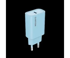 CANYON įkroviklis OnCharge 30CL, maksimali galia 30W, 1xPD, ES, šviesiai mėlynas