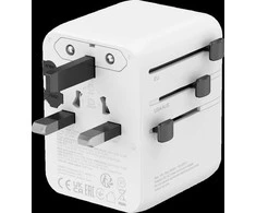 CANYON kelioninis adapteris OnTour 70 EU/JK/JAV/Australija 70W, baltas