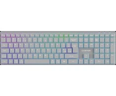 CANYON klaviatūra HKB-W11 JK/JAV RGB dvigubo režimo belaidė pilka