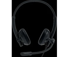CANYON PC ausinės HS-07 PC Mic 3.5/USB Flat 2.8m Juodas
