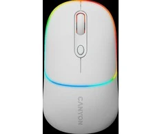 CANYON pelė MW-26 LCD tyli dvigubo režimo belaidė rožinė