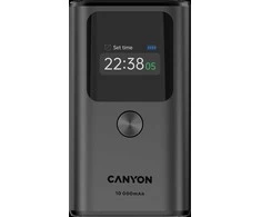 CANYON maitinimo blokas OnPower 130 TFT 10000 mAh PD30W tamsiai pilkas