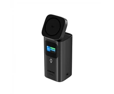 CANYON Qi2 magnetic power bank OnPower 150 15000mAh Aliuminio Dark pilkas