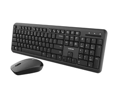 CANYON SET-W20 JK/JAV Klaviatūra ir pelė Velvet Wireless Juodas
