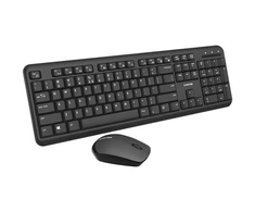 CANYON SET-W20 JK/JAV Klaviatūra ir pelė Velvet Wireless Juodas