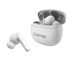 Belaidės ausinės Canyon TWS-8 ENC, Baltos spalvos