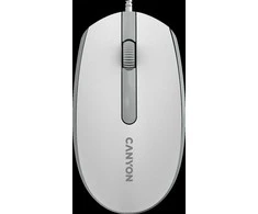 CANYON pelė M-10 su laidu balta pilka