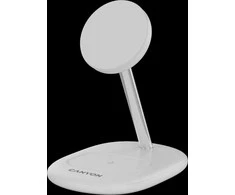 CANYON belaidis įkroviklis WCS-205 15W Qi2 2in1 Baltas