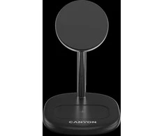 CANYON belaidis įkroviklis WCS-205 15W Qi2 2in1 Juodas