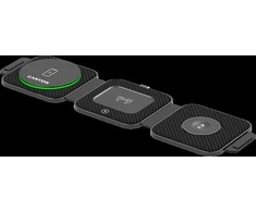 CANYON belaidis įkroviklis WS-305 15W 3in1 Sulankstomas juodas