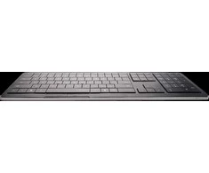 CLEVETURA CLVX 1 Touch-On-Keys AI Belaidė klaviatūra, ANSI US Windows išdėstymas, Scissor Switches, Aluminum Chassis, Interactive RGB, Windows/Linux/MacOS support