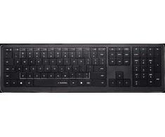CLEVETURA CLVX 1 Touch-On-Keys AI Belaidė klaviatūra, ANSI US Windows išdėstymas, Scissor Switches, Aluminum Chassis, Interactive RGB, Windows/Linux/MacOS support