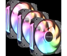 COUGAR APOLAR 120 ARGB ELITE universalus modulinis ventiliatorius (3vnt pakuotėje), Juodas