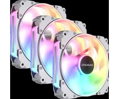 COUGAR Apolar 120 ARGB (3 vnt. pakuotė) / Elite Universal Modular Fan (3 vnt. pakuotė) / Baltas
