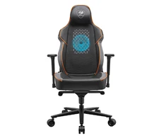 Cougar žaidimų kėdė NxSys Aero, Juoda / oranžinė spalva