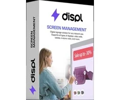 Displ, Digital Signage CMS, Screen Management type, 1 year