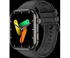 Išmanusis laikrodis Blackview R60, 1,96 colio Amoled 410x502, 800 mAh baterija, 24 valandų SpO2 aptikimas + širdies ritmo stebėjimas, skambučiai ir SMS pranešimai, kompasas, IP68, Juodas