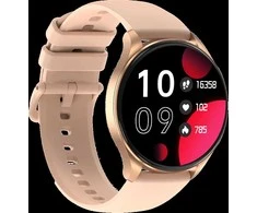 Išmanusis laikrodis Blackview X20 1,43 colio Amoled ekranas 466*466 ATS3085L 128Mb+481KB 380mAh Skambučiai ir SMS pranešimai, 100 sporto režimų 24 valandų širdies ritmo aptikimas Auksinis